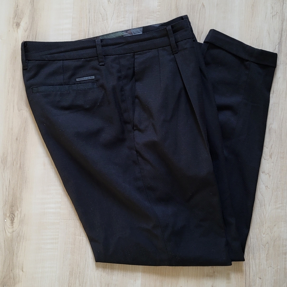 Armani Exchange Pleated Dress Pants